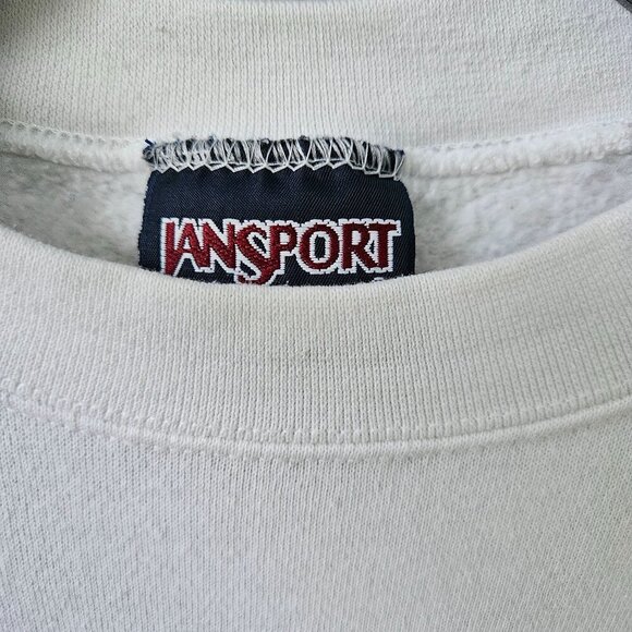 Kent State KSU Jansport Vintage White Crewneck Sweatshirt Size M NCAA College - Picture 5 of 16